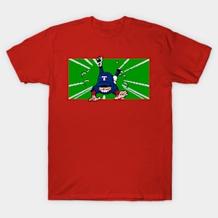 8-Bit Baseball Slide - Texas T-Shirt